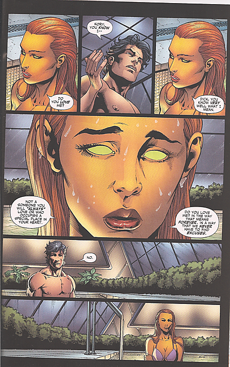Starfire gets rejected by Nightwing